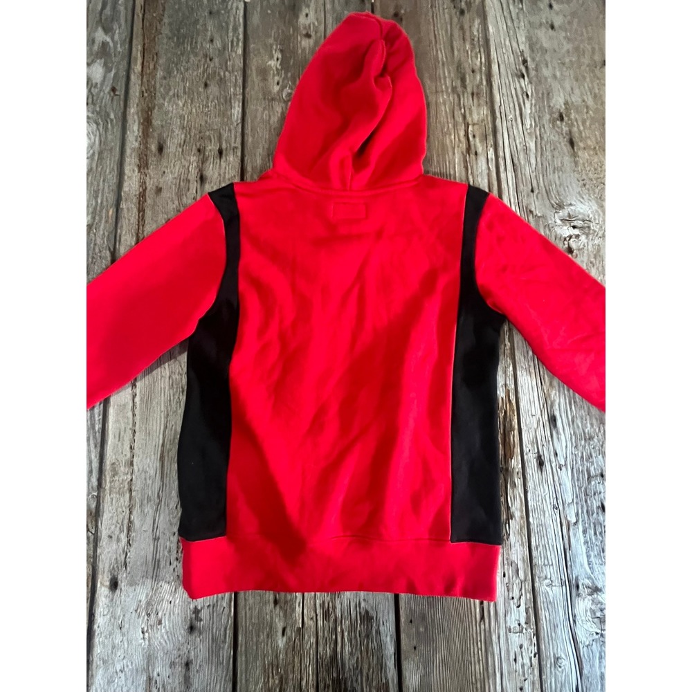 Jordan Gym Red Black Pullover Hoodie Embroidered Logo 95A191-R78 Size M 10-12 - Picture 8 of 8